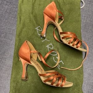 Ray Rose ballroom heel shoes + Bloch flat dance shoes